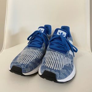 Blue Adidas Tennis Shoes